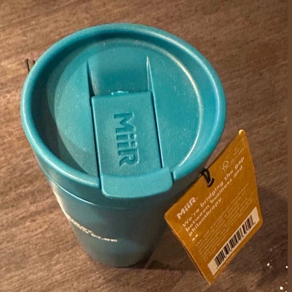 Stainless Steel,Blue,16 OZ Flip Traveler Leak proof lid.Miir (ordered by Peet’s) - Picture 2 of 12